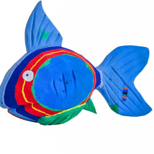 Reef Fish Escultura de Flip Flops